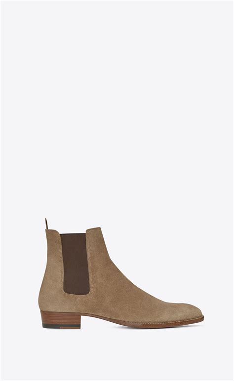 ysl chelsea boots mens|saint laurent suede chelsea boots.